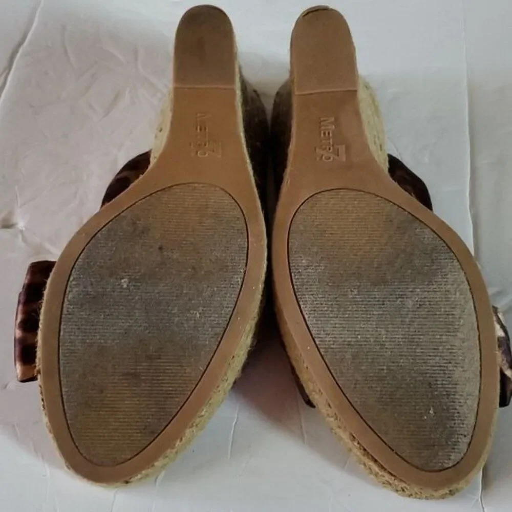 Espadrilles Wedges Heels Pumps Shoes Sandals Platform Metro 7 Women's WOMAN'S 8½